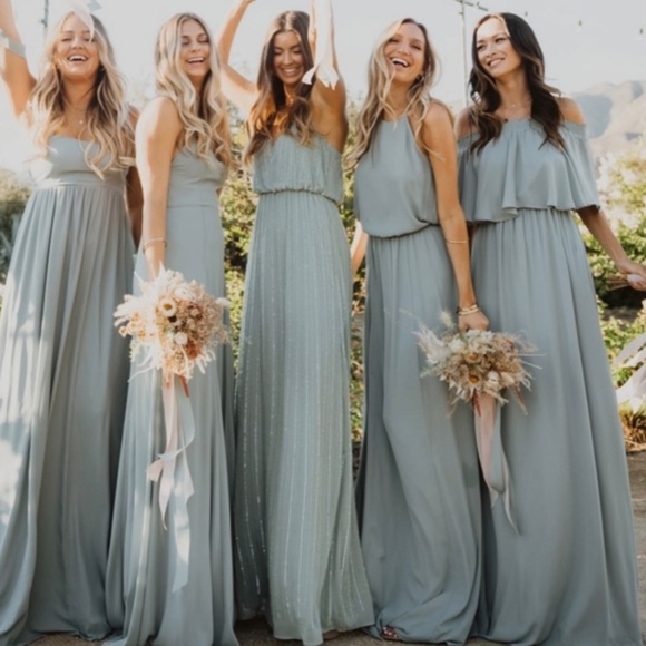 Show Me Your MuMu Hacienda Formal Maxi Dress Sage Green - Picture 12 of 16